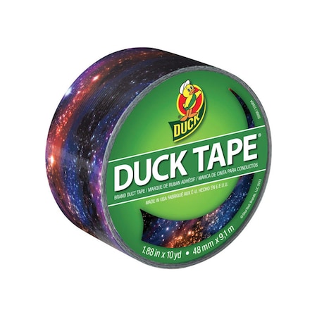 B & K Duck 1.88 in. W X 10 yd L Multicolored Galaxy Duct Tape 283039